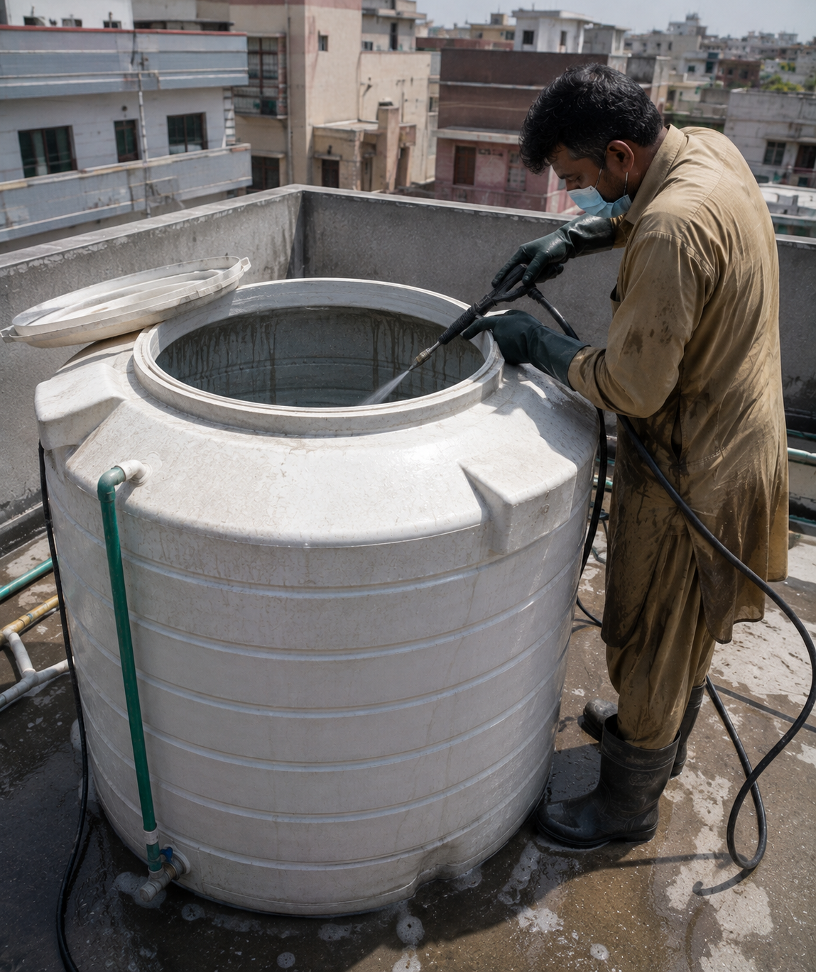 Underground and Overhead Water Tank Cleaning